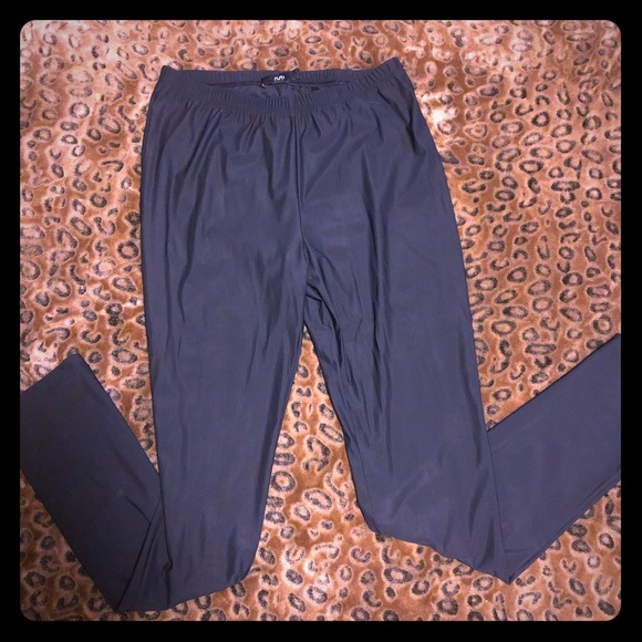 Ruti Pants - RUTI opaque stretch shiny black legging S M L Ruti Pants - RUTI opaque stretch shiny black legging S M L